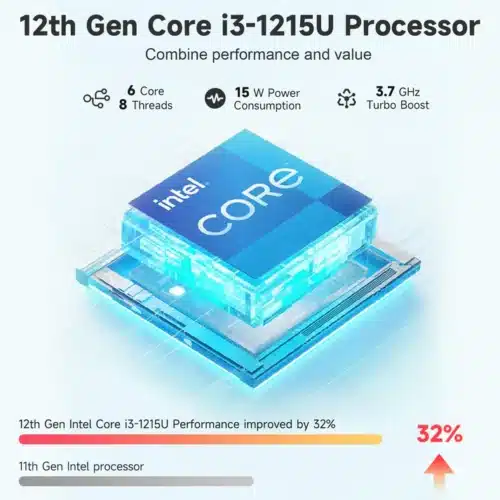 NIMO 15.6 IPS FHD-Laptop, Win 11 Rose Gold - Image 5