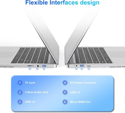 Dual-Core Cerelon N4000 Portable Laptop, 1366x768 IPS Display - Image 5