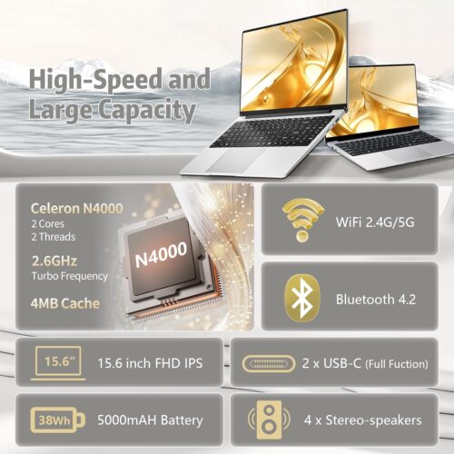 Gaming Laptop N4000 Full HD 1920X1080 Display - Image 5