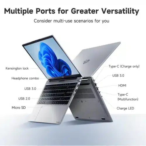NIMO 15.6 IPS FHD-Laptop, Win 11 Rose Gold - Image 2