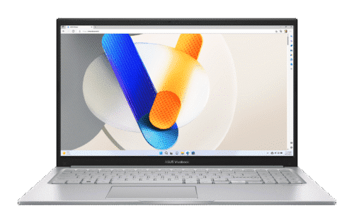 ASUS Vivobook 15.6” FHD LaptopTransparent Silver
